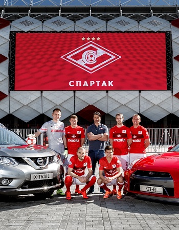 Спонсорство Nissan - Спартак